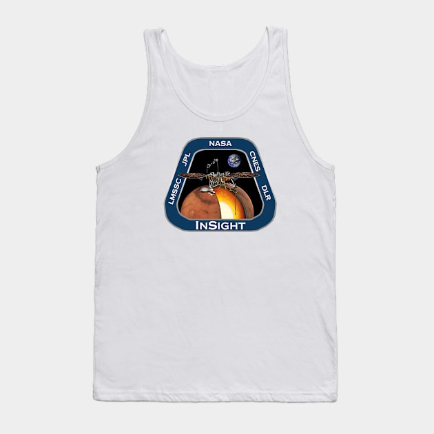 Mars InSight mission patch Tank Top by sithluke